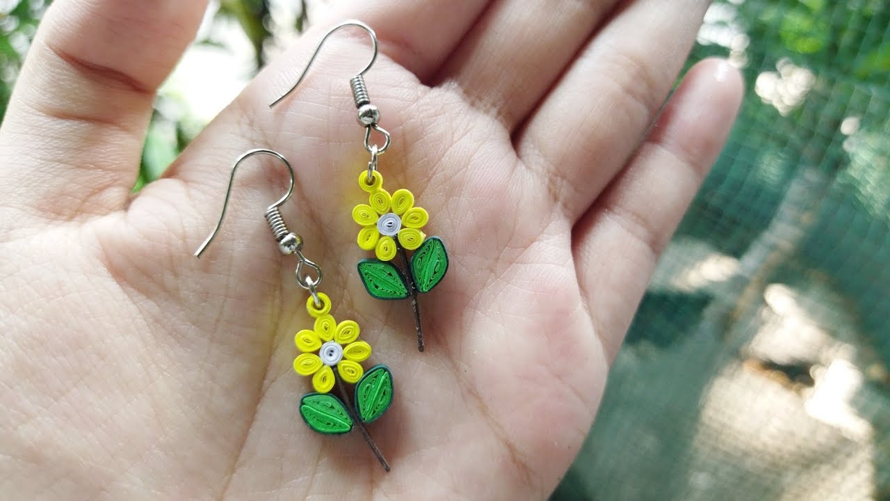 DIY Quilling Earrings YouTube