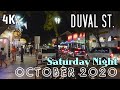 Duval St. on Saturday Night, October 2020