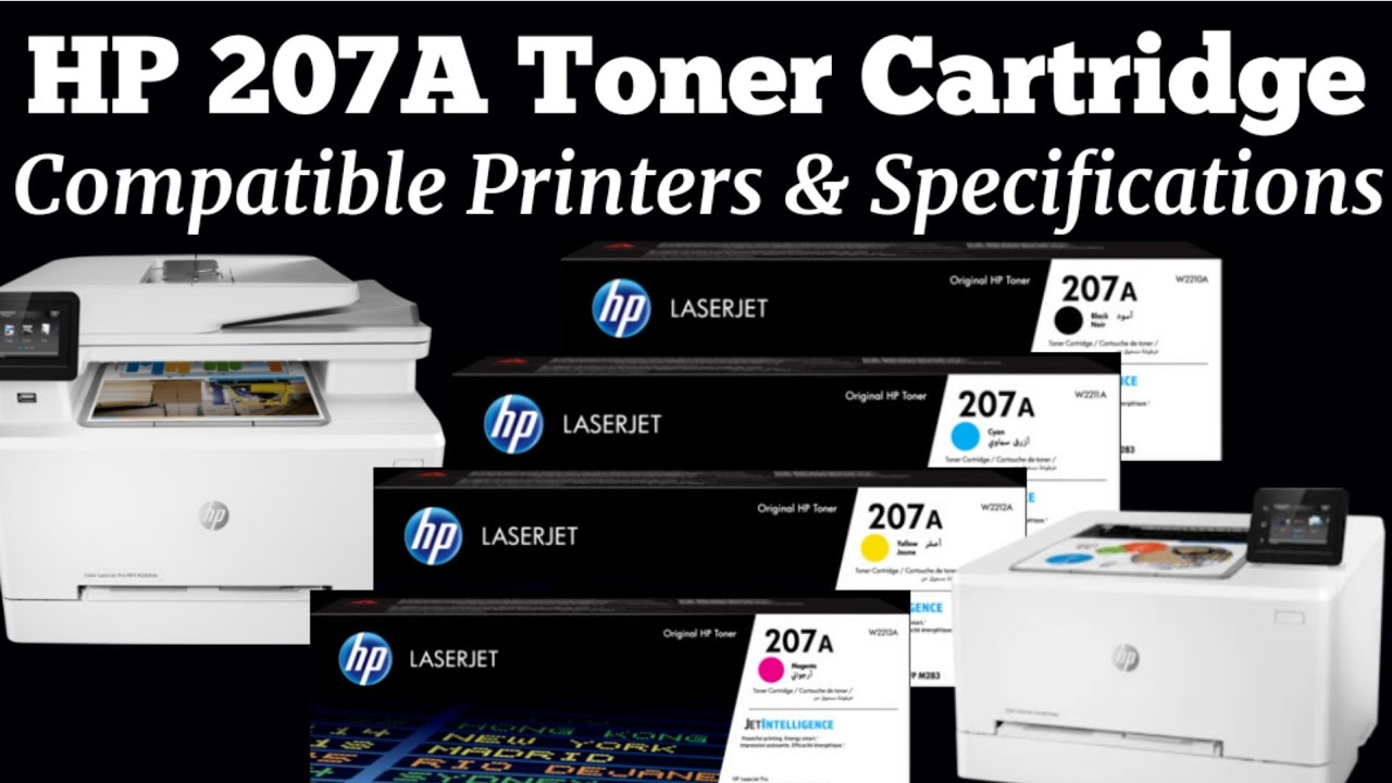 HP 207A (w2210a) Toner Cartridges (supported Printer Models with