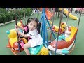 BÉ ĐI CHƠI CÔNG VIÊN 😘 Learn colors with finger family song ♥ Dâu Tây Channel