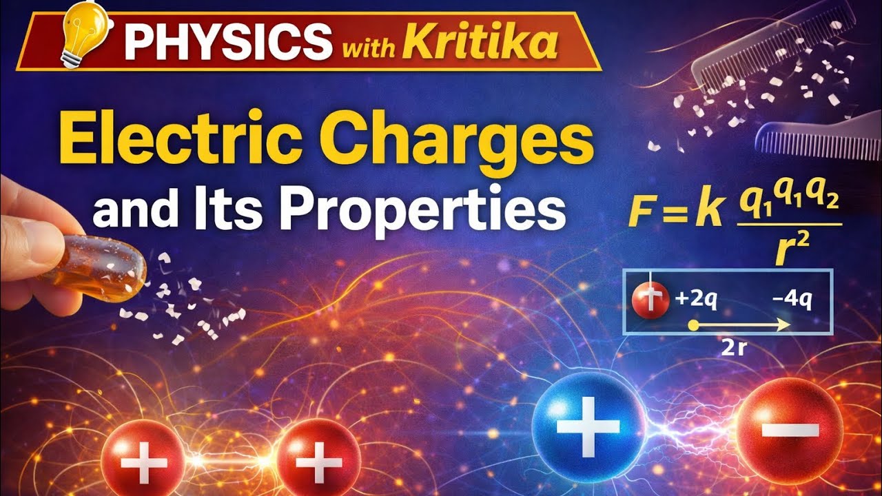 CLASS 12 | LECTURE 1 | Electric charge and its properties 