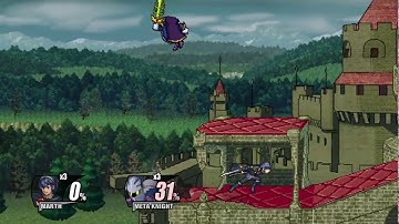 SSF2 Beta - Marth vs Meta Knight