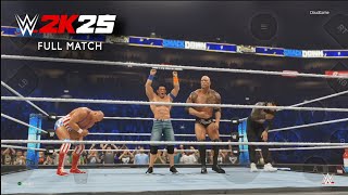 Play WWE 2K25 On Android | John Cena vs. AJ Styles: Bloodline Rules Match | Gameplay
