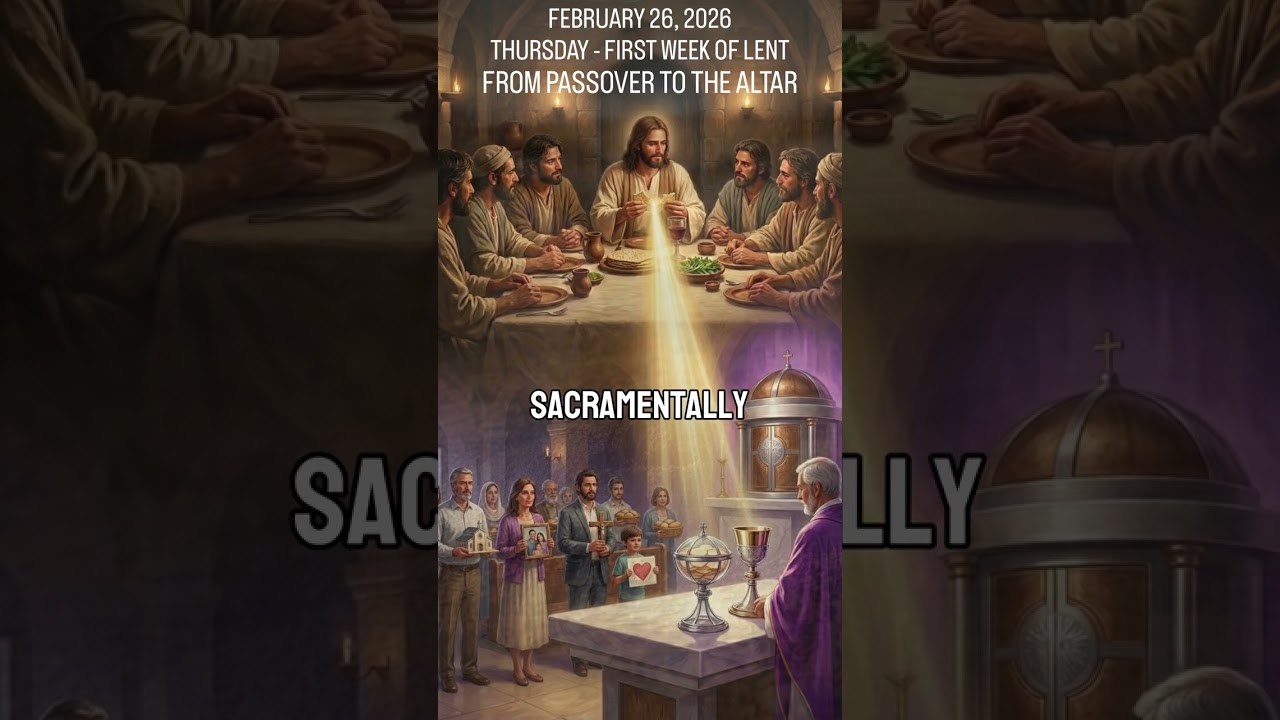 From Passover to the Altar —Lent 2026 