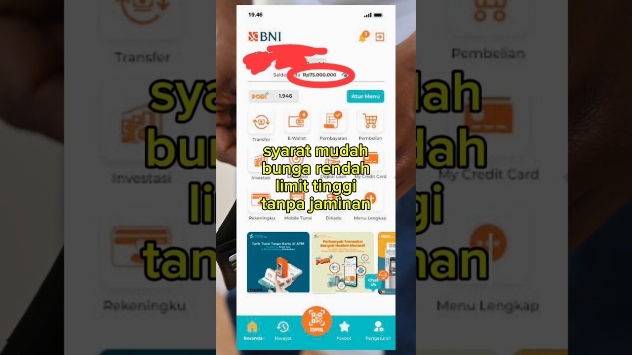Pinjaman BNI Fleksi, dana cepat & mudah! 💸 