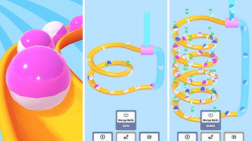 Marble ASMR ⚾🎱⚽ Mobile Gameplay iOS | Hyper Casual Games