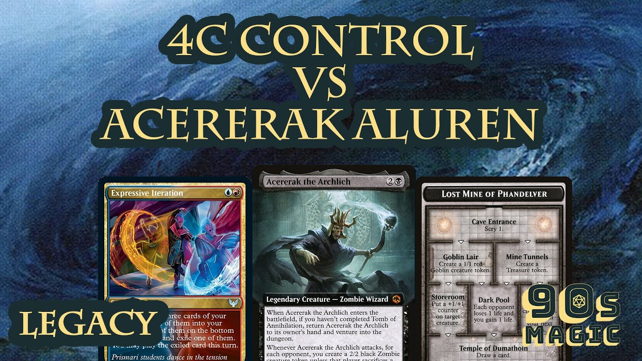 Acererak Aluren Combo vs 4c Control [MTG Legacy]