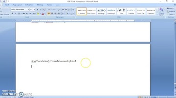 Correlation with predefined function