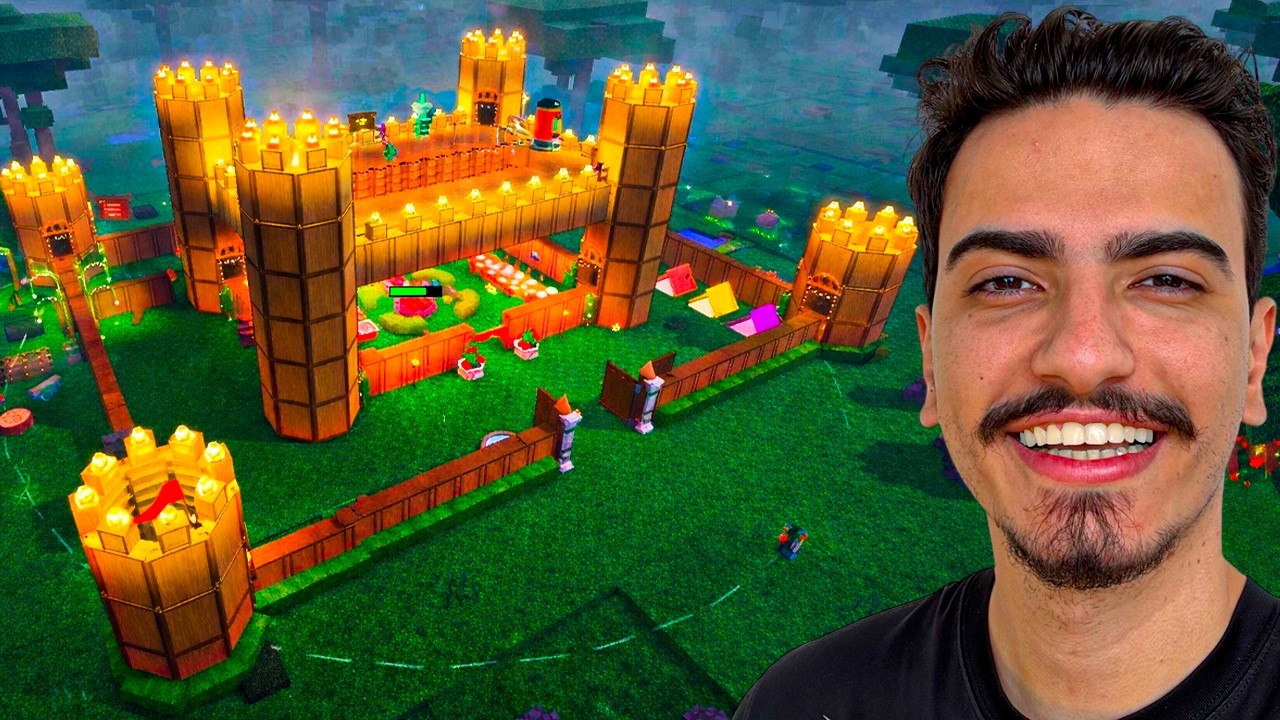 CRIEI UM CASTELO NO 99 NOITES NA FLORESTA - PARTE 2