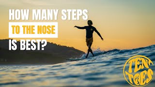 Cross Stepping & Noseriding: Number of Steps