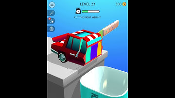 CAR Slices! 🍰🥰 - ASMR Slicing - level #23 - High score - All levels