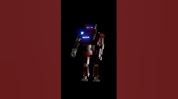 Robot 3D Animation In Blender