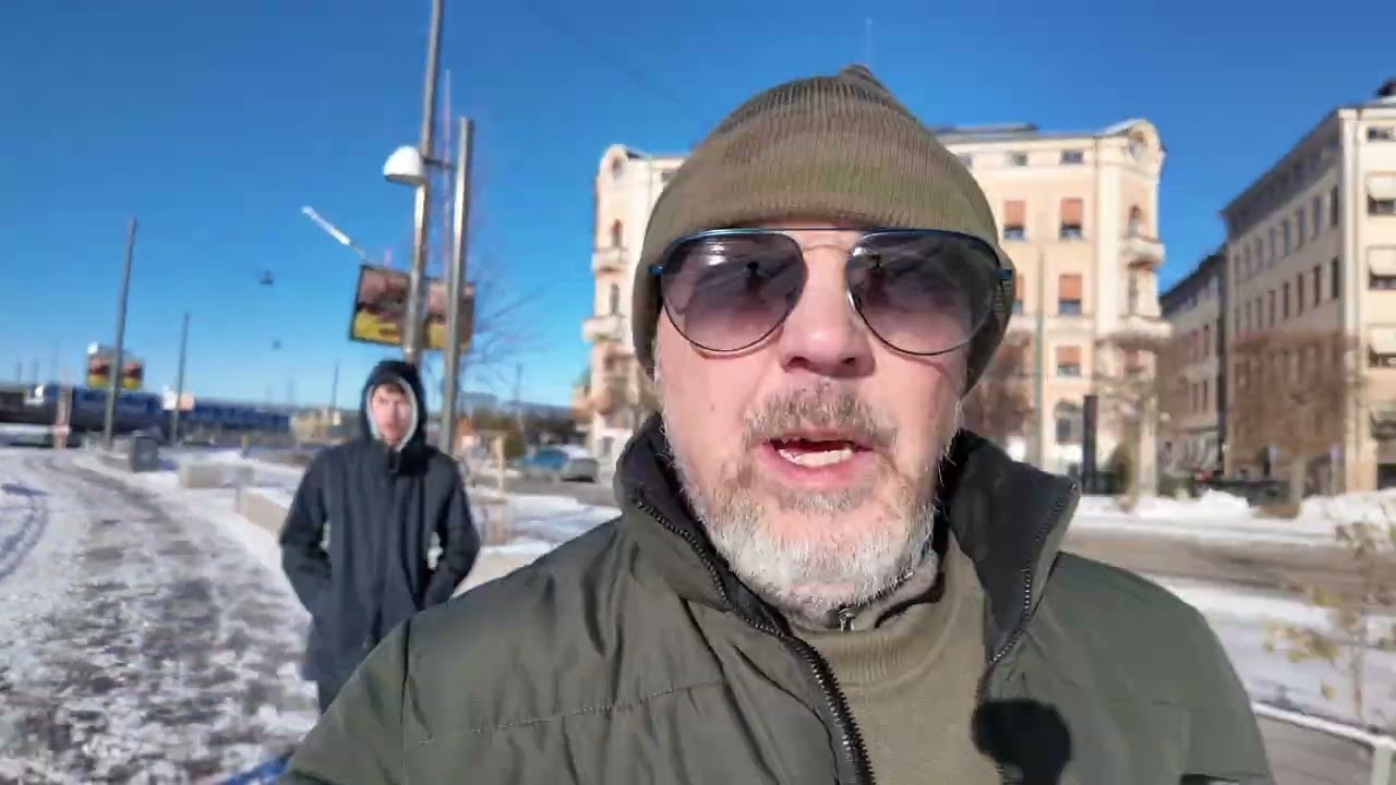 Sunday in beautiful Stockholm Ice Walking