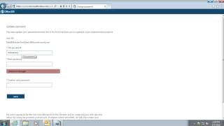 Getting Started - Office 365 - First login, Changing your Password