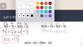 33.1 Part 1 Distributive Property meets Combining Like Terms