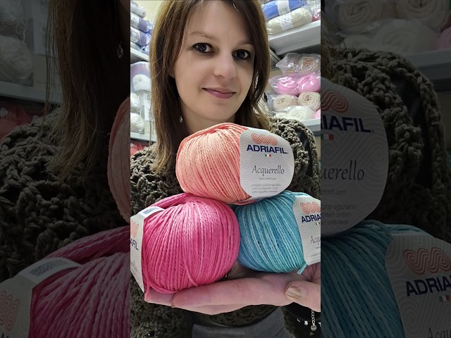 Unboxing del nuovo filato estivo Acquerello dell'Adriafil 🥰 disponibile sul sito Filati Elsa