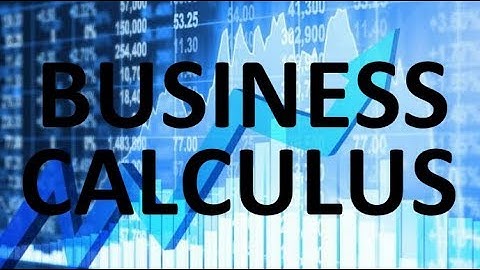 32  Calculus for Business Sec  5 4 Differentiation of the Exponential Function and 5 5 Applications