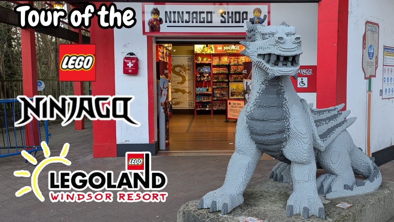 Tour of the LEGO NINJAGO Store 2025 at LEGOLAND Windsor Resort