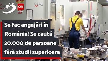 Se fac angajări în România! Se caută 20.000 de persoane fără studii superioare