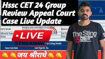 Hssc CET 24 Group Review Appeal Court Case Live Update | जय श्रीराम 👏 | 20 group update hssc