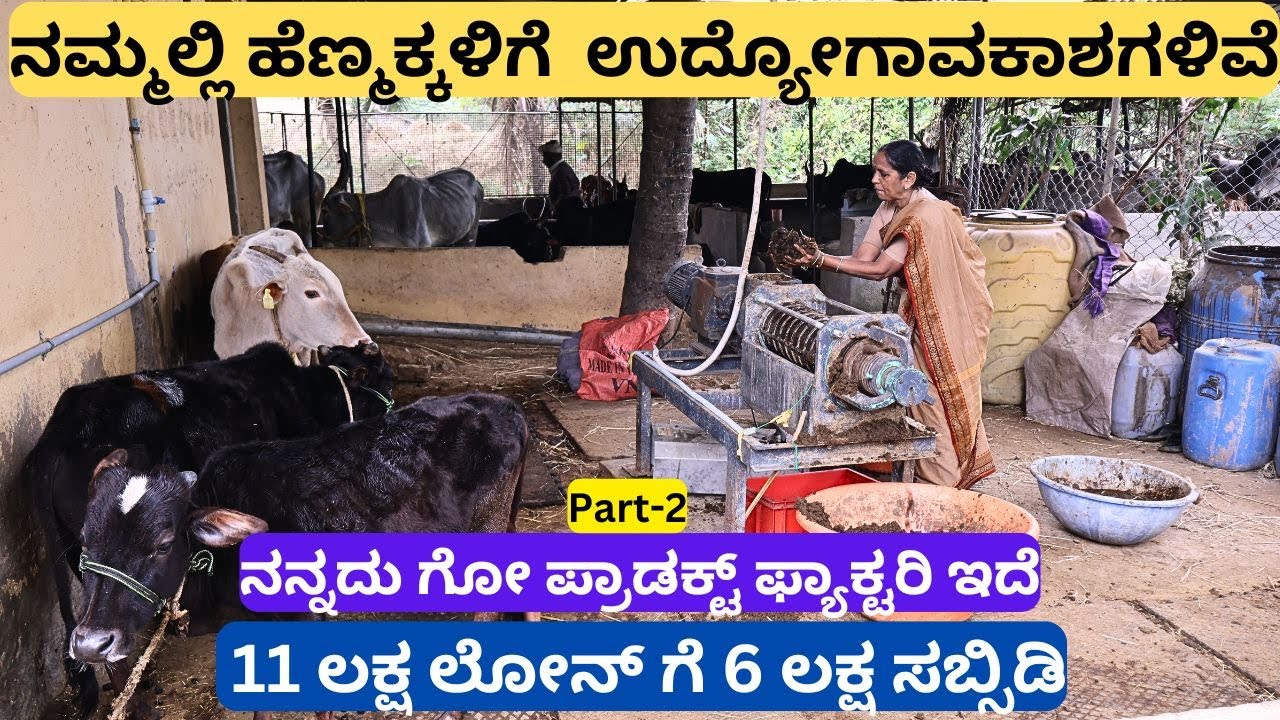 ಒಂದು ಕುಟುಂಬ ಎರಡು ಹಸು ಸಾಕಿದರೆ ತಿಂಗಳಿಗೆ ಲಕ್ಷ ದುಡಿಯಬಹುದು!!part-2