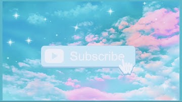 Aesthetic intro template (no music w/ subscribe button)