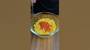 Masala Sweet Corn #asmr #food #corn #recipe #shots