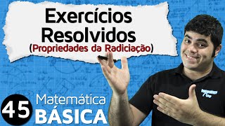 Solved Exercises on Properties of Radicition | MAB #45 Solved Exercises on Properties of Radicition | MAB #45