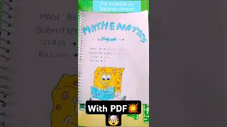 Class 12 Maths project file on Derivatives
