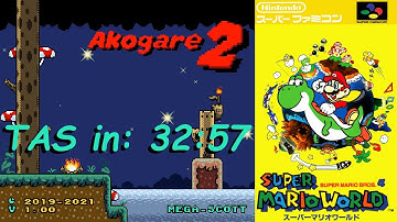[TAS] Akogare 2 (SMW Hack) 100% in 32:57