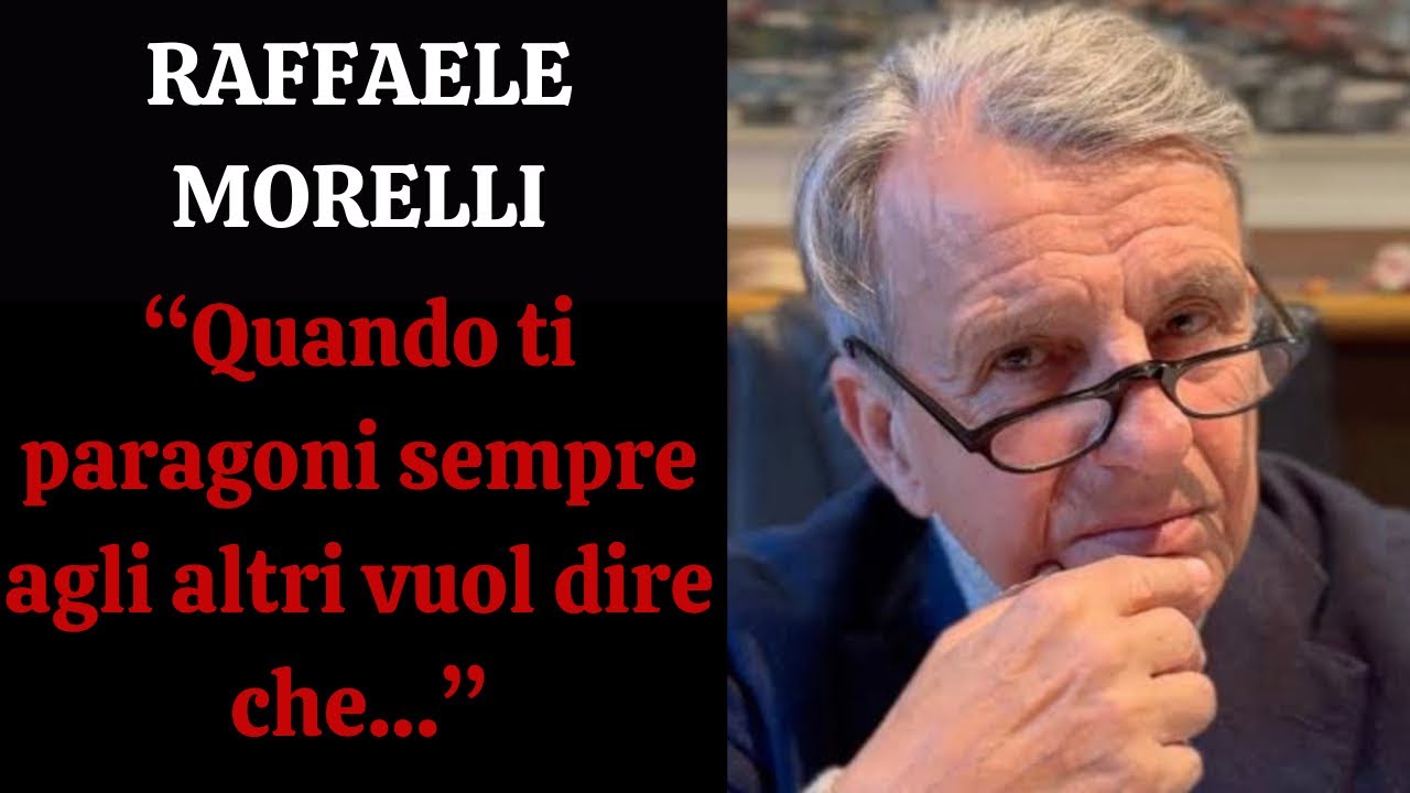 Raffaele Morelli: l’insicurezza cresce quando inizi a paragonarti!! Da vedere tutto!!
