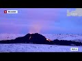 Reykjanes eruption 2021 timelapse April 9   April 10 Merandalir RUV camera