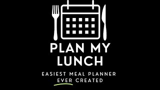Plan My Lunch Tech Specs