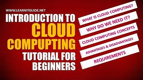 Introduction to Cloud Computing, Cloud Computing Explained in Detail | Cloud Computing Tutorials