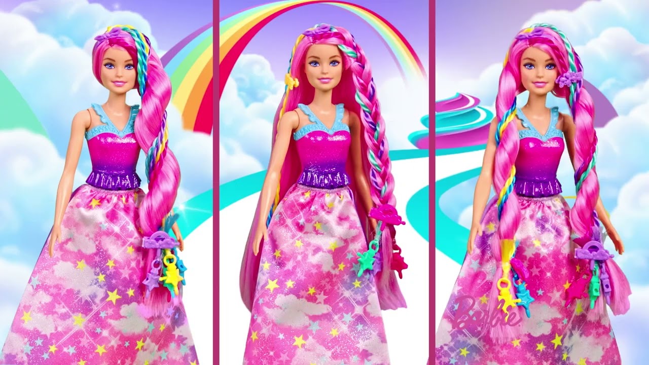 Barbie - poupee tresses magiques, poupees