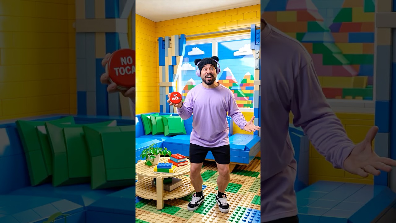 24 horas en una Casa de LEGOS!