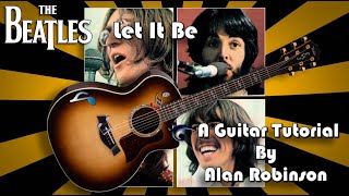How to play:  Let It Be by The Beatles - Acoustically (Detuned by 2 frets)