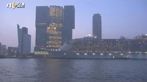 Grootste cruiseschip ter wereld in Rotterdam - RTL NIEUWS