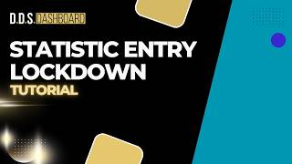Statistic Entry Lockdown Dds Dashboard