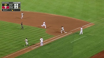 PIT@PHI: Polanco throws out Altherr for double play