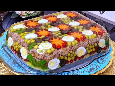 Видео: Вместо холодца! Нереально Вкусно и Красиво!Готовится на раз два три!(даже не верится,что так просто)