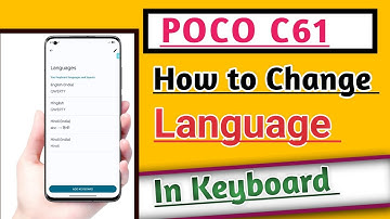 POCO C61 How to Change Language in Keyboard | Keyboard ki Language Change kare useful trick