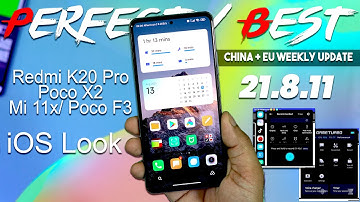 iOS Look on MIUI 12.5 | MIUI 12.5 China & XIaomi Eu 21.8.11 Review | Perfect OS for Xiaomi Phones