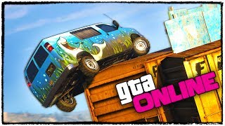 НЕРЕАЛЬНЫЙ МИЛЛИМЕТРАЖ НА ФУРГОНЕ. ОЧЕРЕДНОЙ НАРКОМАНСКИЙ СКИЛЛ ТЕСТ В GTA 5 ONLINE (ГТА 5 ГОНКИ)