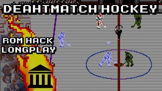 Deathmatch Hockey  Gameplay blades Of Steel Rom Hack