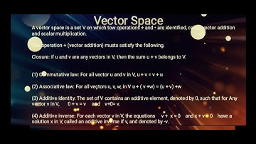 MAT 018: LESSON 22 and 23: Evaluating Vector Spaces and Subspaces