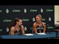 Carla Leite and Sarah Ashlee Barker | Postgame Presser | vs Washington Mystics | July 16th, 2026
