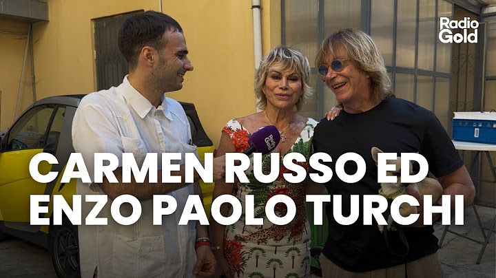 Nella storia dello spettacolo con Carmen Russo ed Enzo Paolo Turchi