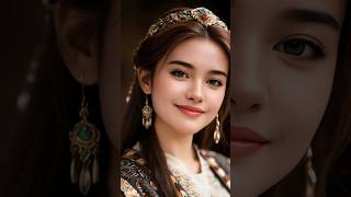 A beguiling young maiden, innate elegance, personal portrait in close - up. #beautiful #beauty
