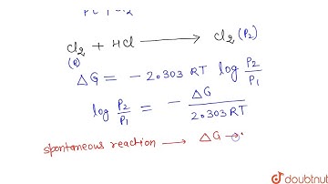 `Pt | Cl_2 (P_2) |HCl (0.M) |Pt|Cl_2 (P_2)` , cell reaction will be spontaneous if :